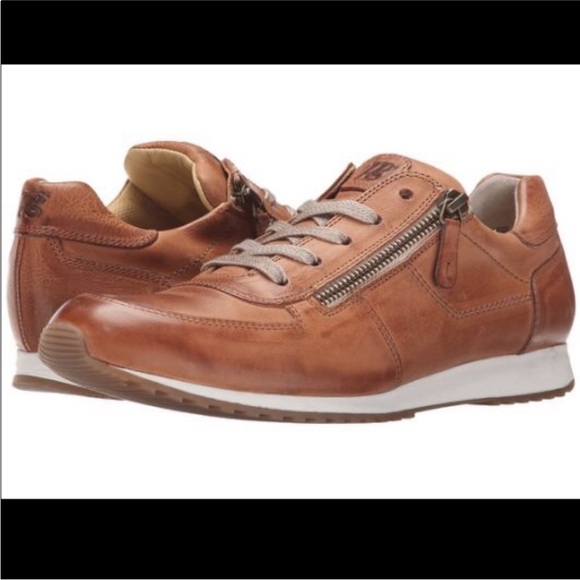 Paul Green Shoes - Paul Green Cage Leather Sneakers Womens Size 7
